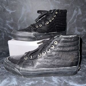 Vans Sk8-Hi LX Jim Goldberg Raised by Wolves Black Leather Mens 8 Womens 9.5